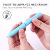 LANGUO 45/9 Colors Erasable Gel Pen 0.6mm Fine Point Erasable Pens Twist Smooth Writing Drawing Painting School Office Supplies