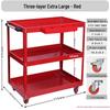 Dreistöckiger mobiler Werkstatt-Werkzeugwagen