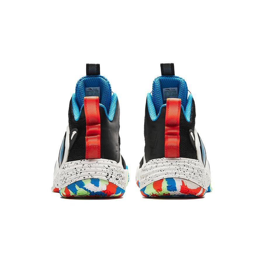 Anta Kids Non-Slip Shock Absorbing Durable Low-Top Basketball Shoes Kids Sneaker Sea-Blue 312341120-5