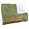 Steven Rhodes Eat Your Greens Soft Touch Blanket