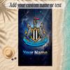 Plaj Havlusu Newcastle United FC Özel İsim Yazısı Kişiselleştirilmiş Yumuşak Havlu Plaj Havuzu İç Mekan Ev Dekorasyonu Hediye
