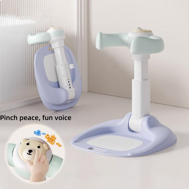 Baby standing bath device Infant child wash butt auxiliary stand foldable children's non-slip bath basin table