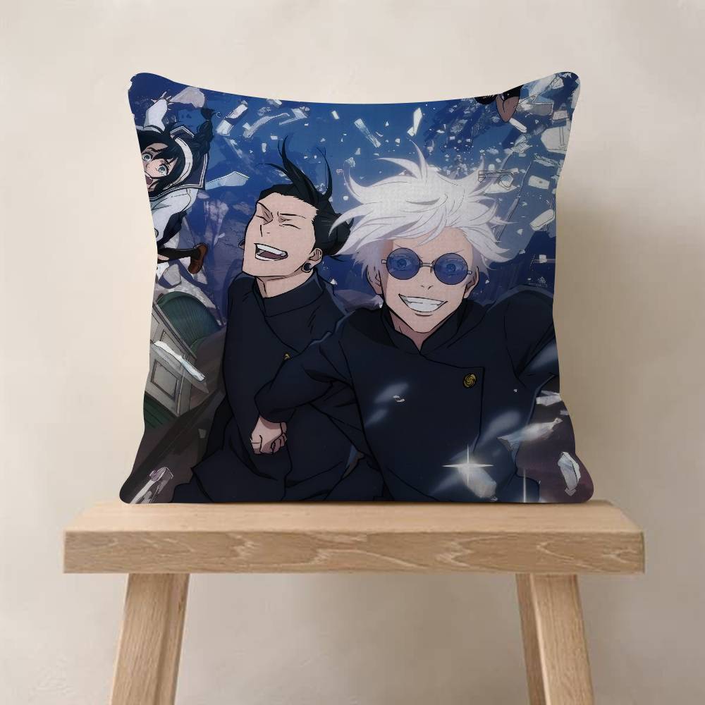 

Anime gojo X geto Cushion Cover Pillowcase Upholstery Sofa Throw Pillow Home Decor Pillowcas 30x30cm
