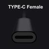 Type C Female to 6 in 1 Multi Charing Cable, Micro USB Splitter Cable 5V 3 in 1 Type C Extension Cord For Phone Tablet and More