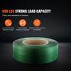 SucceBuy 1000/4000ft Packaging Bunding Tape Polyester PET Strapping Roll Portable Banding Pallet Strap Coil for Box Sealing