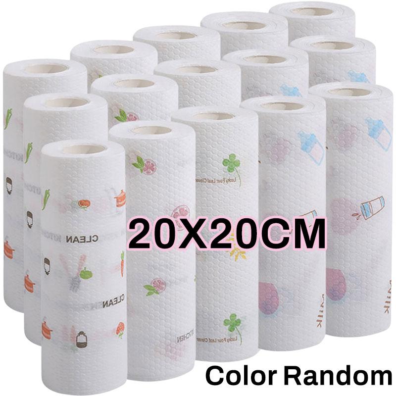 

Одноразовые салфетки для уборки Многоразовые нетканые бытовые кухонные тряпки Антипригарные салфетки для мытья посуды Полотенца 50PCS