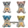 Capybara & Friends: Musical Plush Toy with Light-Up Features (Strawberry, Avocado, Donkey, Tiger)