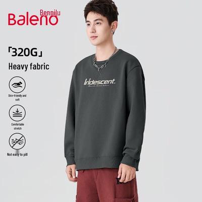 Baleno Unisex American Style Loose-Fit Round Neck Sweatshirt