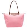 Le Pliage Închidere cu Capse Logo Brand Geantă Tote din Material Geantă de Cumpărături Geantă de Umăr Geantă Tote Mare pentru Femei Roz Bubblegum L1899089P92