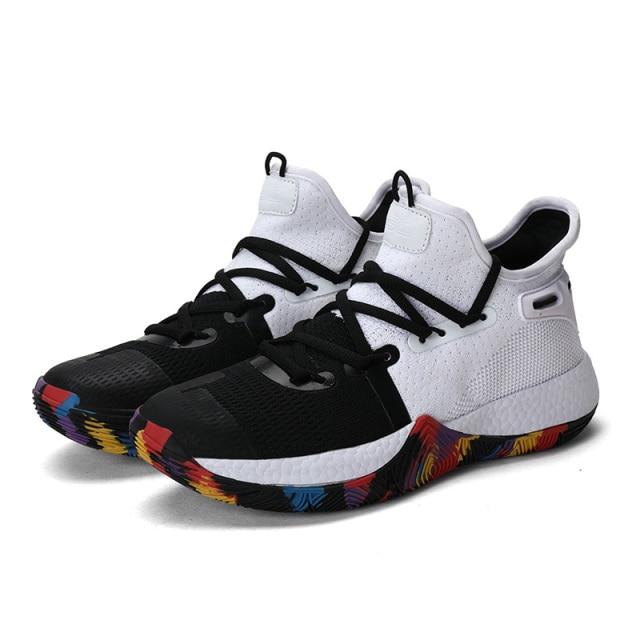 Wrfskm Wysokiej Jakości Oddychające Buty Do Koszykówki Męskie Trampki Antypoślizgowe Odporne Na Zużycie Modele Par 35 -46