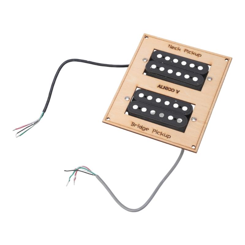 Guitar Pickup Cover Transducer Neck Bridge 2Pcs Double Coil Pickup Playing Parts