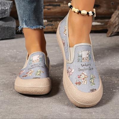 Damenschuhe Frühling Freizeit Damenschuhe Runde Spitze Einzelne Schuhe