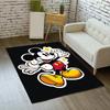 1pc Mickey Pattern Area Rug Soft Flannel Floor Mat for Living Room,Office,Bedroom and Carpet