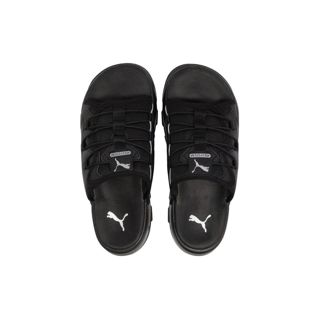 Puma RS Slides 2 Black Silver Unisex Sneakers 390768-01