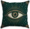 Mystical All-Seeing Eye Pillowcase Bohemian Cushion Cover Spiritual Occult Starry Night Throw Pillow 45x45cm Decor Art
