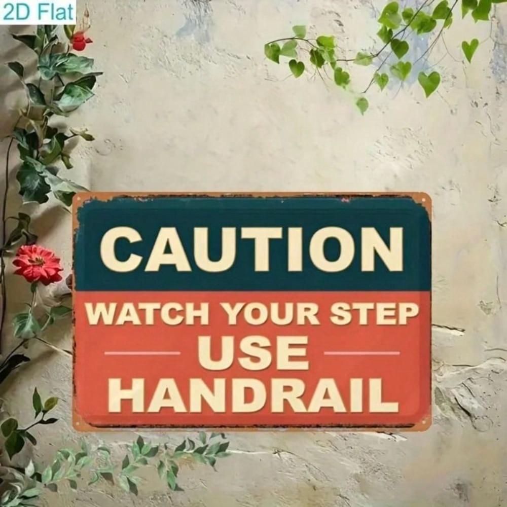 Vintage Warning Sign Iron 8x12 Inch Metal Wall Poster for Bar