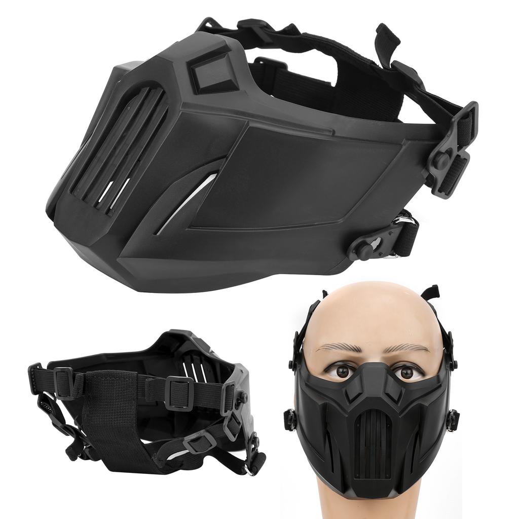 Tactic Half Face Guard Breathable Military Protection Equipment for CS Outdoor Shooting