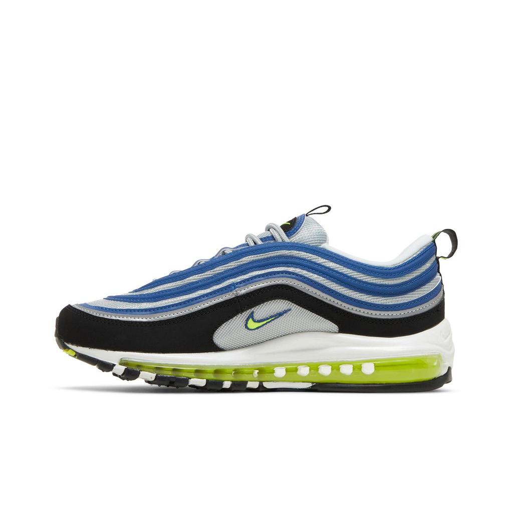 Nike Air Max 97 OG 'Atlantic Blue' (Unisex) Atlantic Blue / Voltage Yellow / Metallic Silver / Black / White Running Shoes DM0028 400