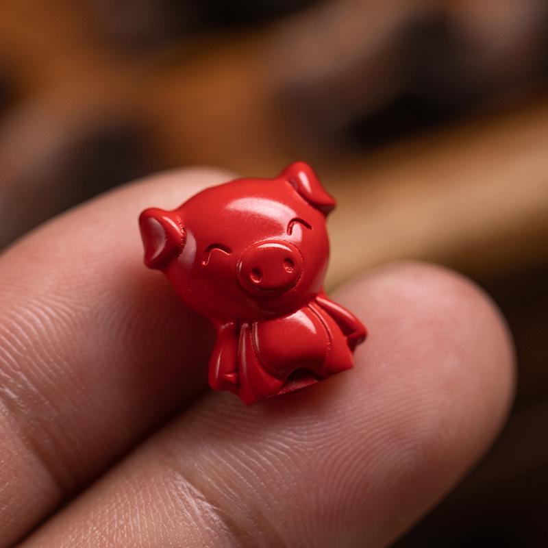 Roter Zinnober Tierkreis Cartoon DIY Zubehör