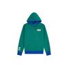 Puma X The Hundreds Logo Print Reversible Hoodie Men Tops Blue Green 598311-89
