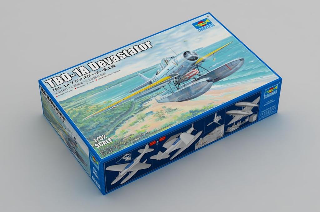 Trumpeter 1/32 scale American TBD-1A Devastator Seaplane Plastic Model Kit 03233
