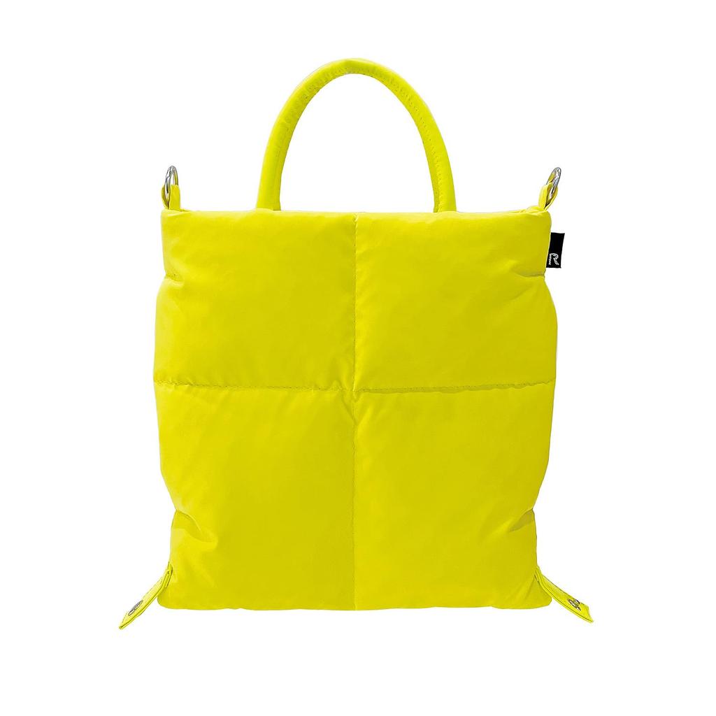 1245 Mini Tote Bag s péřovou taškou přes rameno FE Baby Lou [Rootote] CARO-A (Žlutá)