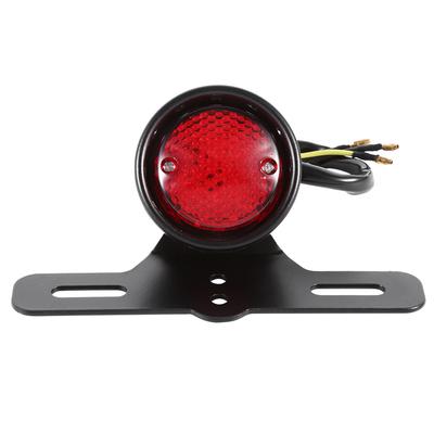 Motorcycle LED Retro Red Rear Tail Brake Stop Light Lamp For Honda  Yamaha