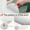Green Leaf Print Bath Mat – Non-Slip, Durable Rug for Bathroom, Kitchen & Entryway, Perfect Housewarming Gift for New Homeowners
