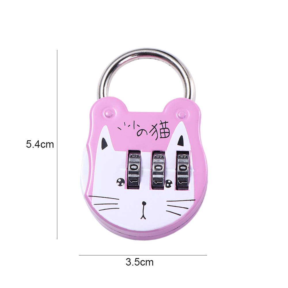 Travel Zinc Zinc Zinc Alloy with Key Diary Book for Notebook Hardware Padlock Luggage Locks Suitcase Lock