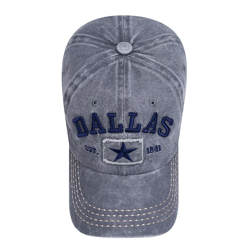 Нова бейсболка з тривимірною літерою та тривимірною вишивкою на наклейках для чоловіків і жінок, випрана та вицвіла стара кепка-сенсор