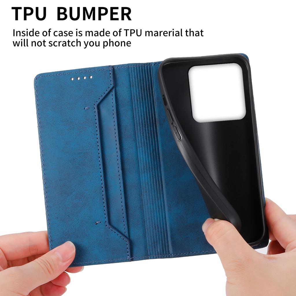 DF-05 Dla Xiaomi 14T Pro Etui Portfel Blokowanie RFID Skórzane PU Pokrowiec na Telefon