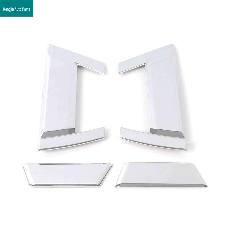 Compatible with 22 HRV/HR-V Models: Electroplated Bright ABS Trim for Rear Door Handle & Mirror Cover