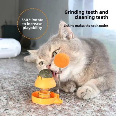 Kattmyntabollar, Gungande kattleksaker, Självunderhållande kattretning, Slickande kul husdjurstillbehör, Kattretpinnar, Bitande kattungar