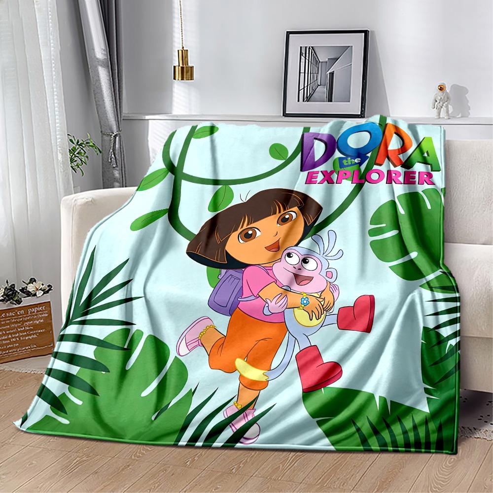 Dora Explorer Blanket Ultra-Soft Suitable for Picnics Livingroom Seaside Four Seasons Multipurpose Warmthful Decor Gifts For Family Or Friends