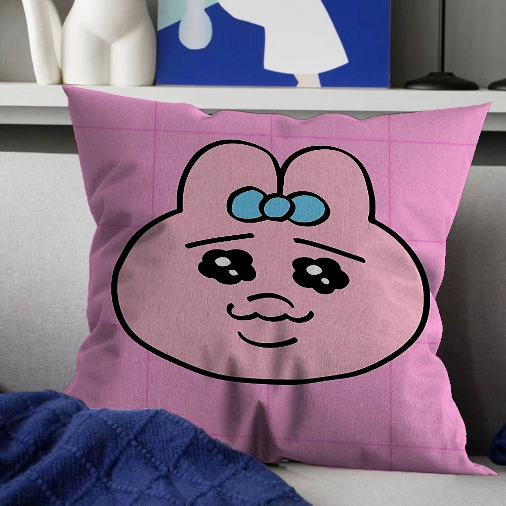 O-Opanchu Usagi Personalized Pillow Cover Kids Bedroom Wild Party Decor Pillowcase kid Birthday shower Gift