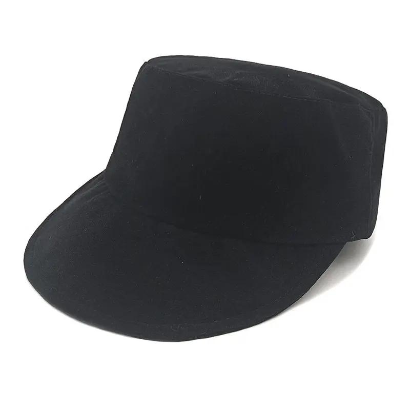 

LDSLYJR Autumn Winter Cotton Print Beret Octagonal Cap Newsboy Hat Military Painter Hat For Girl and Women 14 One Size чорний
