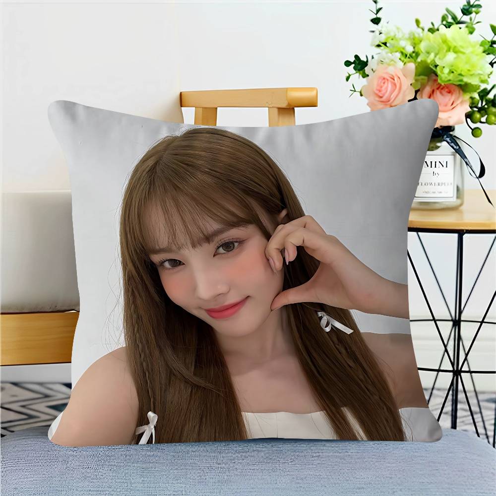 Singer S-Sim-Jayun Pillow Anime Pillow Sofa Bed Head Pillow Cover Cushion Cover 45x45 Cm Fashion