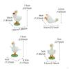 4Pcs Duck Garden Statues Animal Sculptures Cafe Desktop Resin Figurines Lawn Ornament for Pool