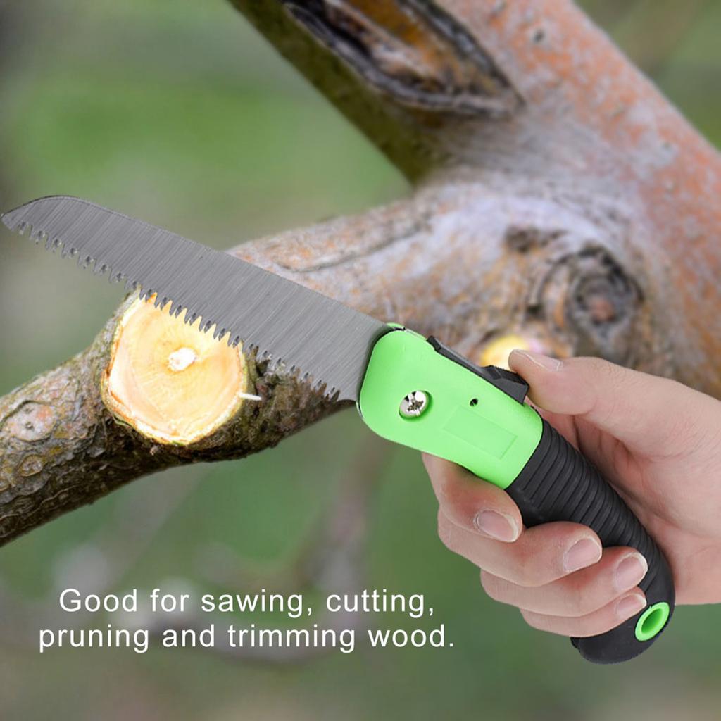   Portable Folding Camp Saw Trimming Wood Tree Garden Woodworking Hand Saws(150mm)