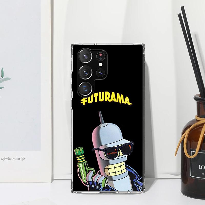 Cartoon F-Futuramas Phone Case For Samsung Galaxy S26 S25 Edge S24 FE S23 S22 Ultra S21 Plus S20 + Art Fundas Back Cover Galaxy
