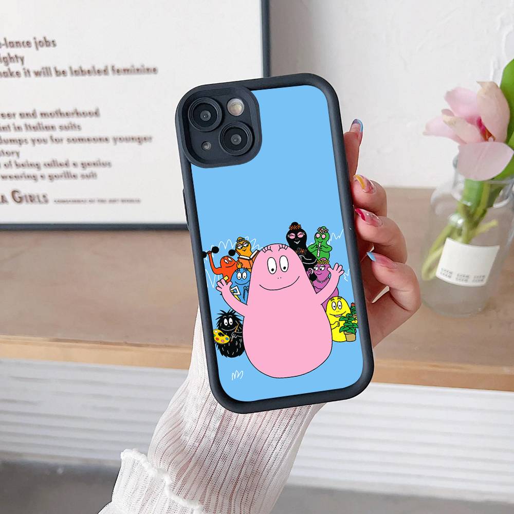 Cute Cartoon Barbapapa For iPhone 17 16 15 14 13 12 11 Pro Max Plus Phone Case Covers