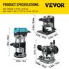 Router Tool, 710W Wood Router, Router for Woodworking w/ 3 Router Collets, Wood Router Tool w/ Fixed & Plunge & Tilt Base, Woodworking Router w/