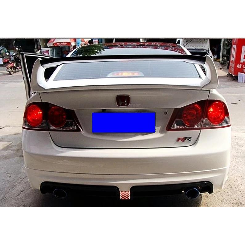 For Honda Civic 2006-2011 ABS FD2 Spoiler Three Parts or Four Parts Civic Car Boot Cover Rear Wing