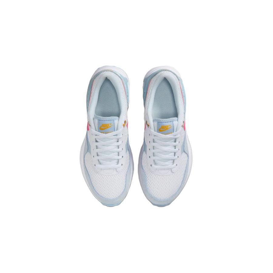 Nike Air Max SYSTM GS Weiß Pinksicle Kinder Sneaker Blauton Hell-Rüstungsblau DQ0284-113