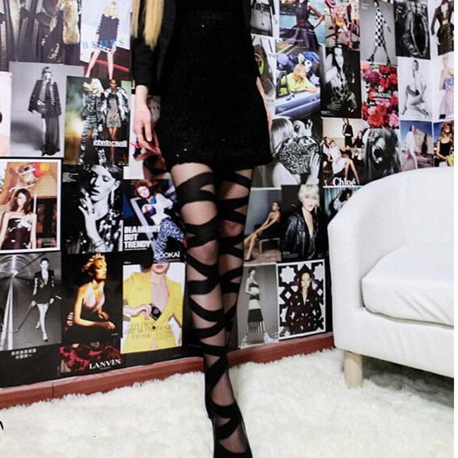 Buy Sexy Bandage Stockings Women Tights 