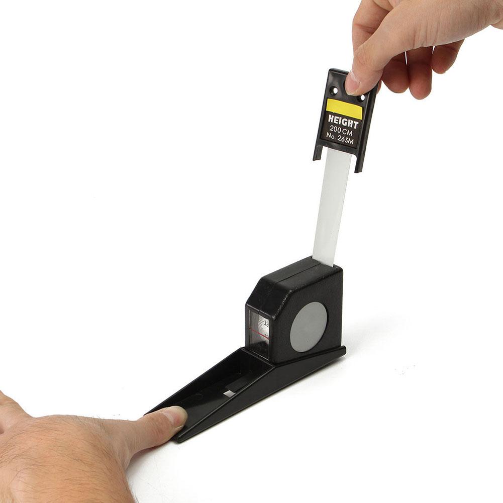 2m Growth Flexible Rule Eco-firendly Tool Height Measuring Meter Growth Stature Wall Mounted Retractable Tape Measure