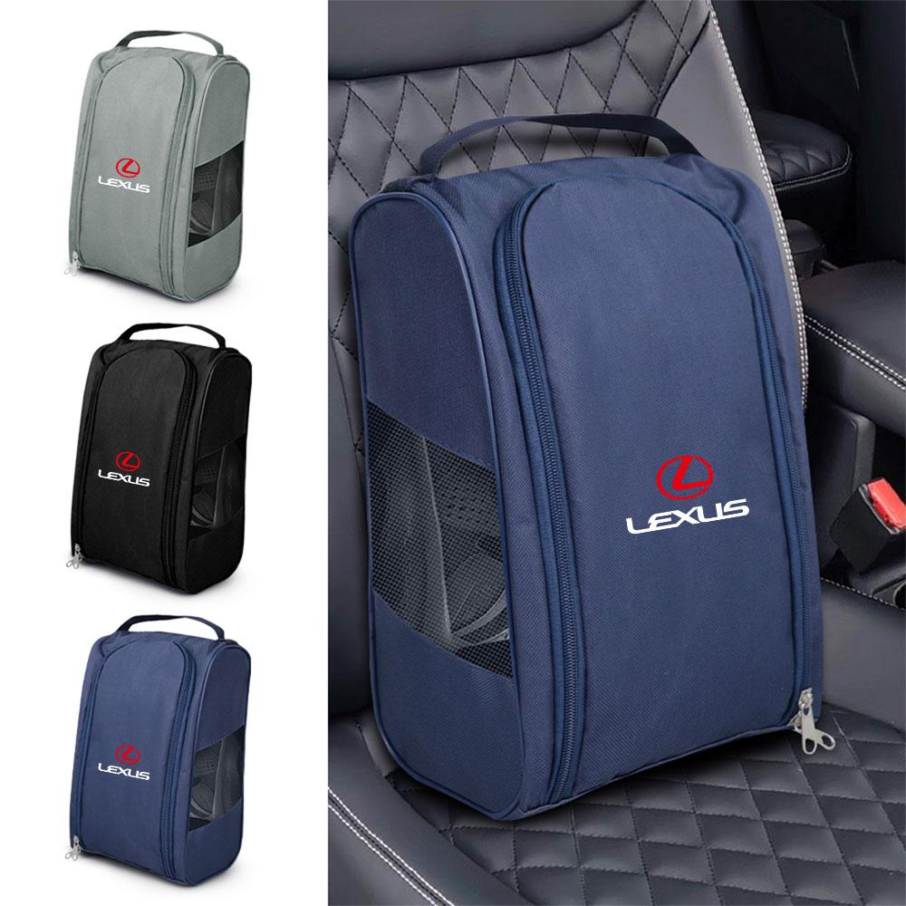 Car Emblem Storage Bag Portable Sneaker Organizer Accessories For Lexus LS IS350 ES300h ES300 IS250 IS220d NX350h RX GS350 LX570