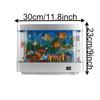Lumière décorative pour aquarium de bureau, lumière décorative dynamique pour aquarium USB, ornements décoratifs à thème pour aquarium, dynami