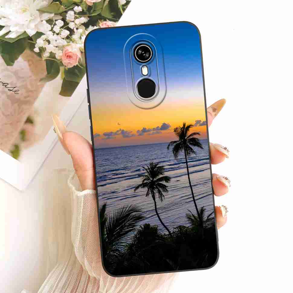 Luxury For Itel A33 5.0" Case Fashion Painted Flowers Silicone Back Cover Coque For ITEL A 33 a33 Full Protection Phone Shell