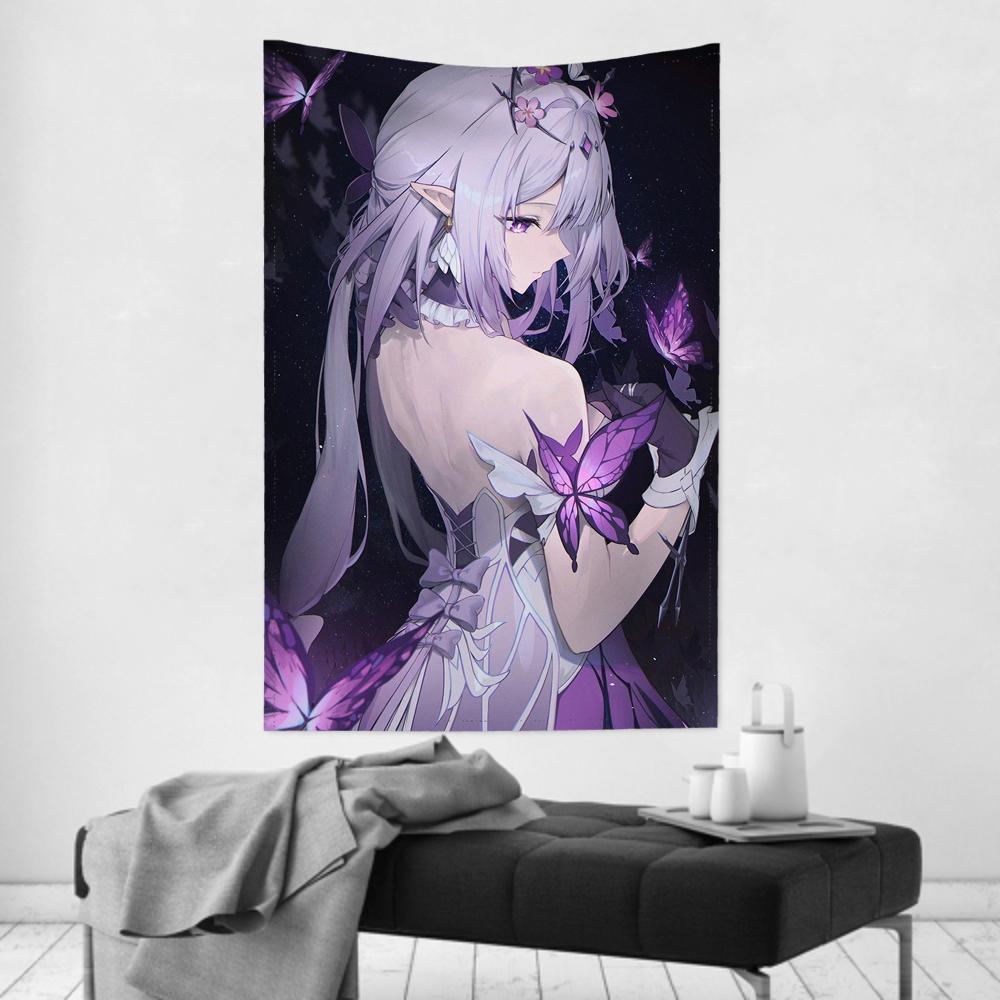 Castoriuce Game HHonkai Star Rail Tapestry Room Decor Wall Cloth Party Hanging Background Room Decor Baby Room